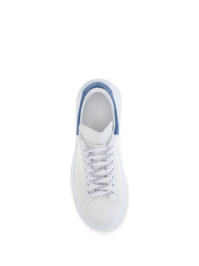 leather sneakers white/paris blue by Selfnex