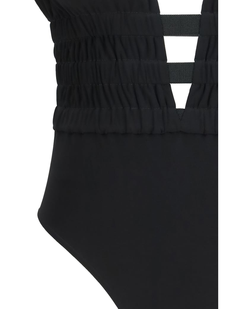 bodysuit fluid jersey black by Selfnex