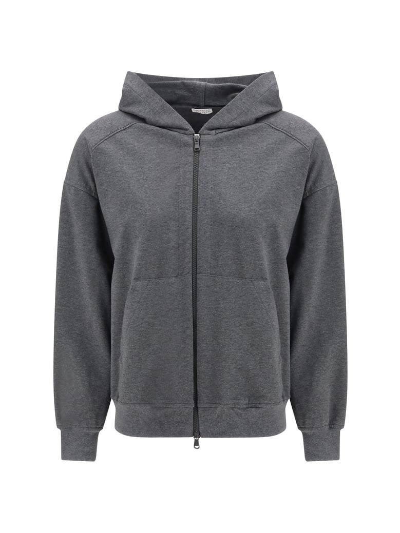 cotton hoodie dark grey by Selfnex