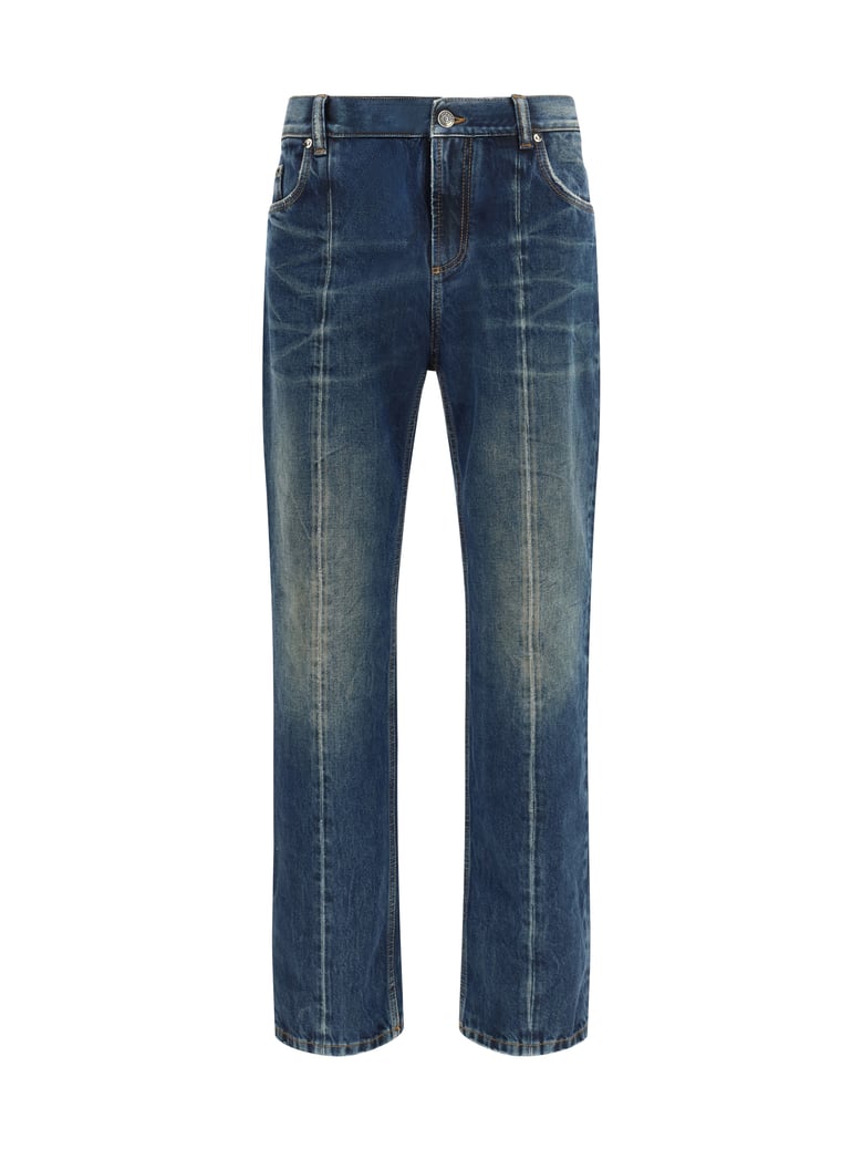straight-leg jeans dirty blue by Selfnex