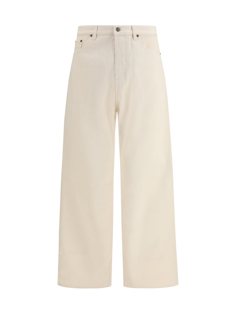 denim trousers ivory by Selfnex