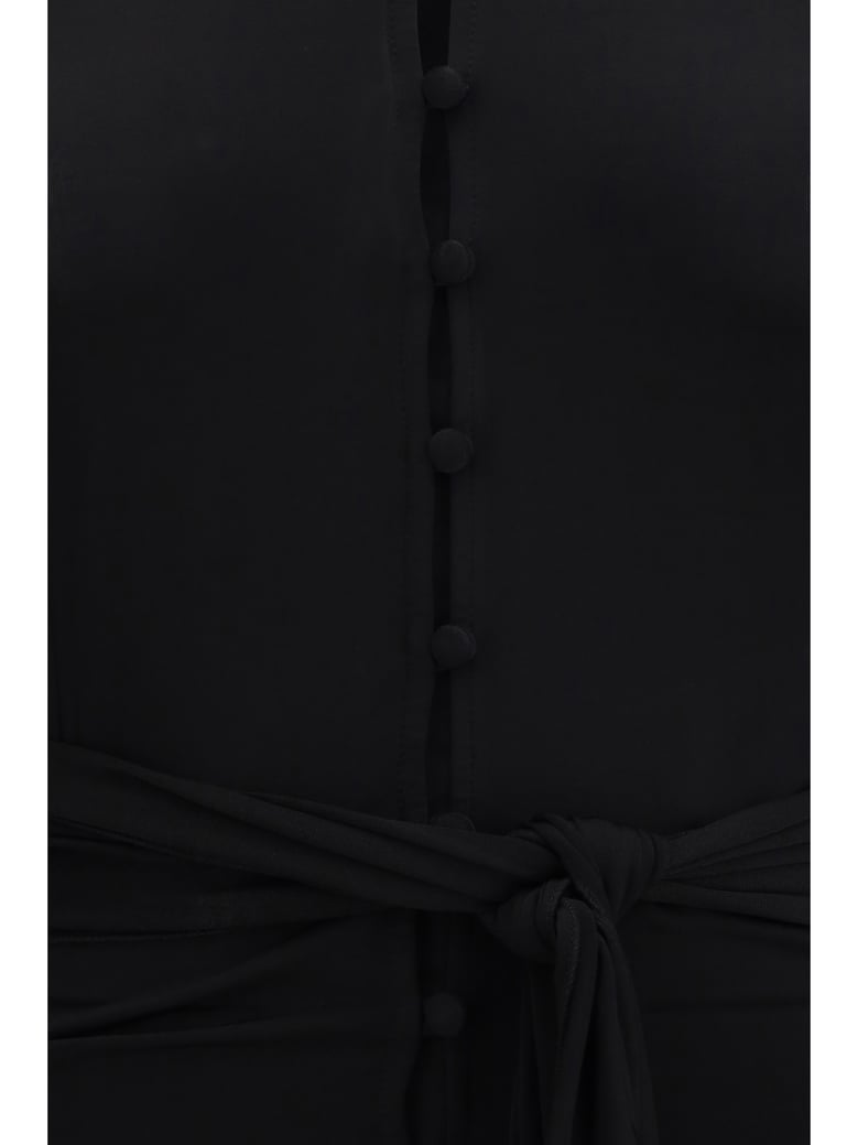 shirt marl mesh black by Selfnex