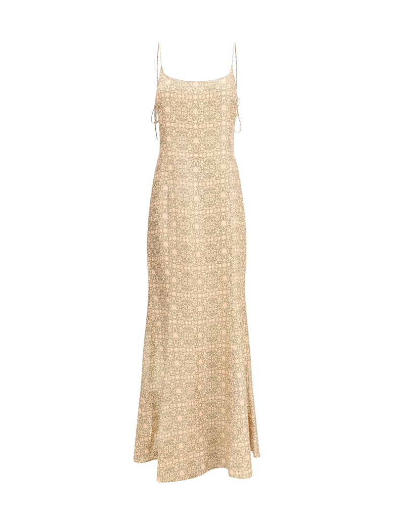 sleeveless long dress multicolour by Selfnex