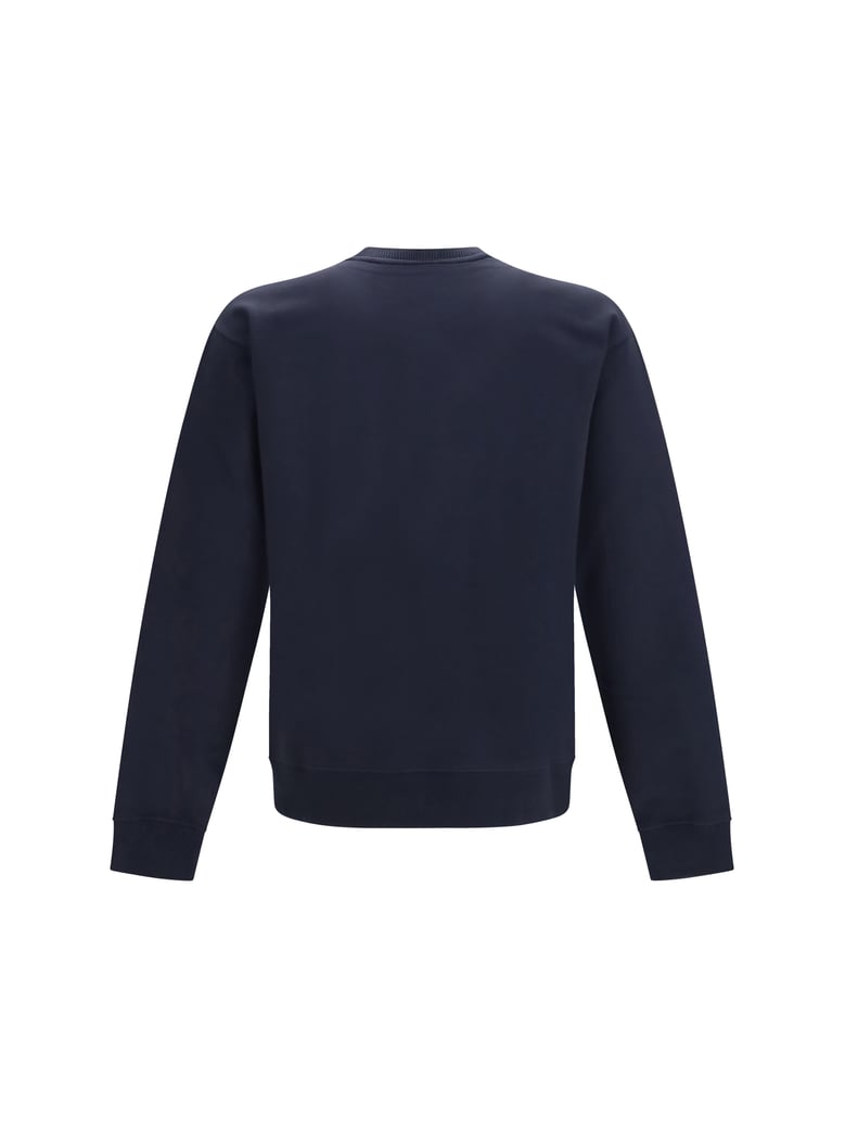 cotton sweatshirt vlogo navy by Selfnex