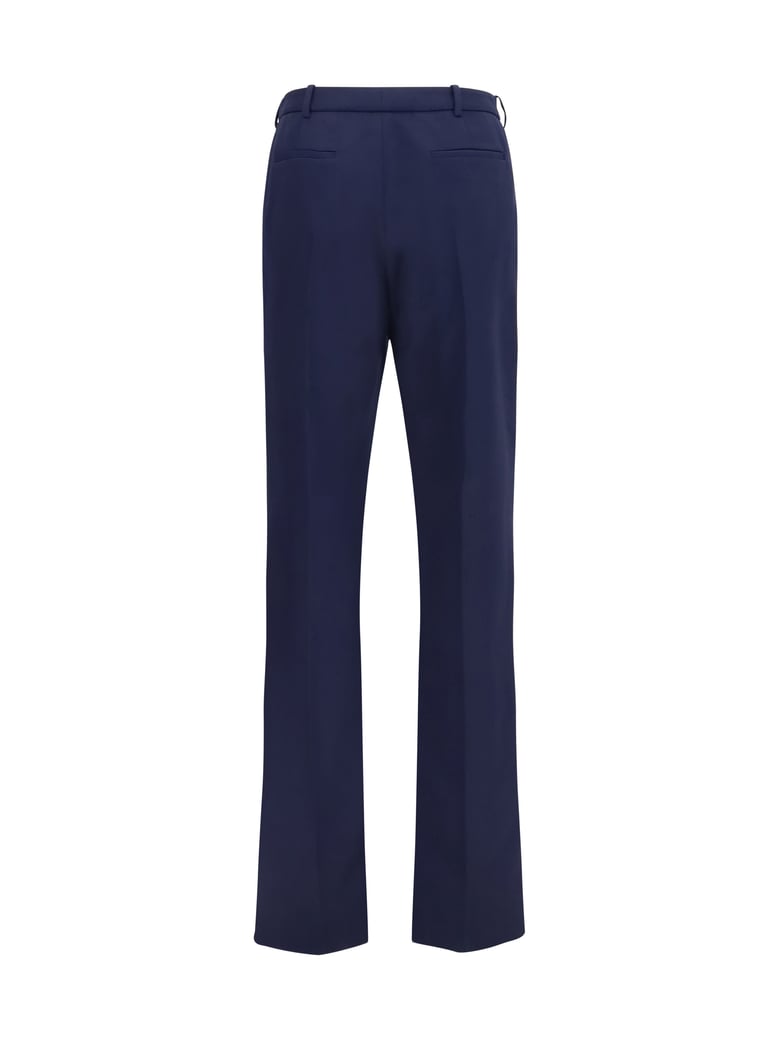 slim tailored pants navy by Selfnex