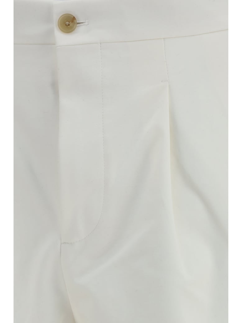 carpenter pants cotton white by Selfnex