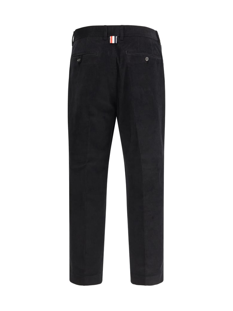 chino pants corduroy black by Selfnex
