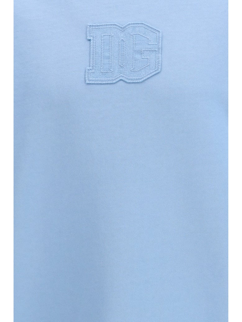 cotton crewneck sweatshirt light blue by Selfnex