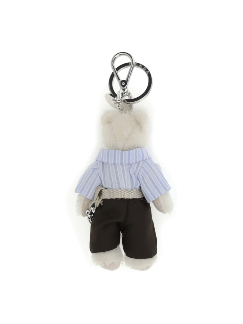 keychain teddy white by Selfnex