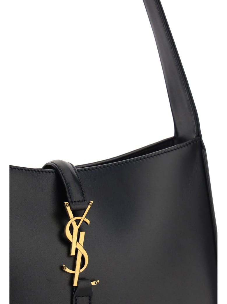 hobo shoulder bag black calf leather by Selfnex