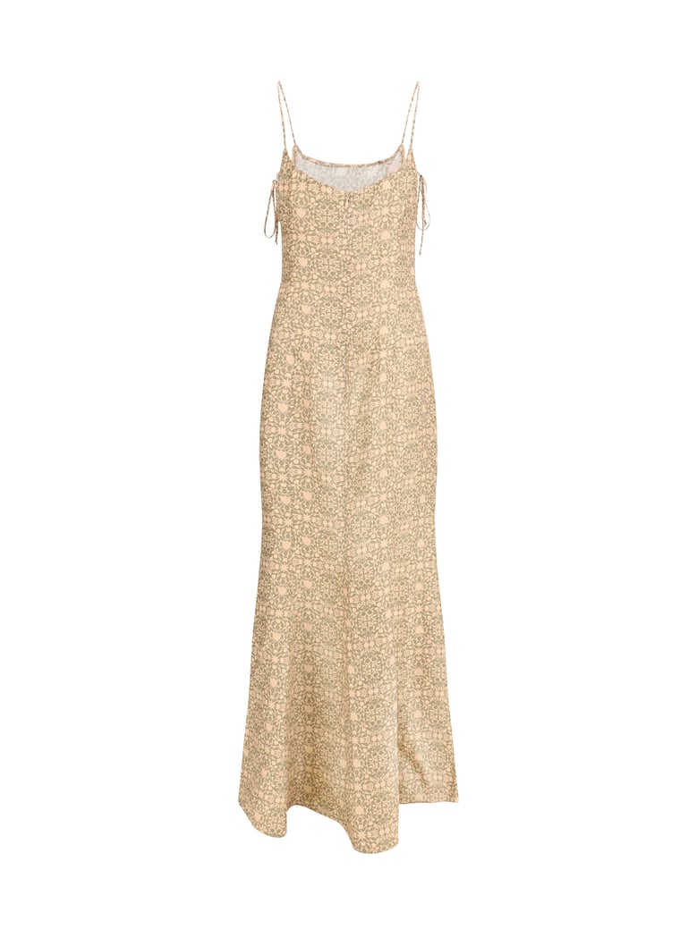 sleeveless long dress multicolour by Selfnex