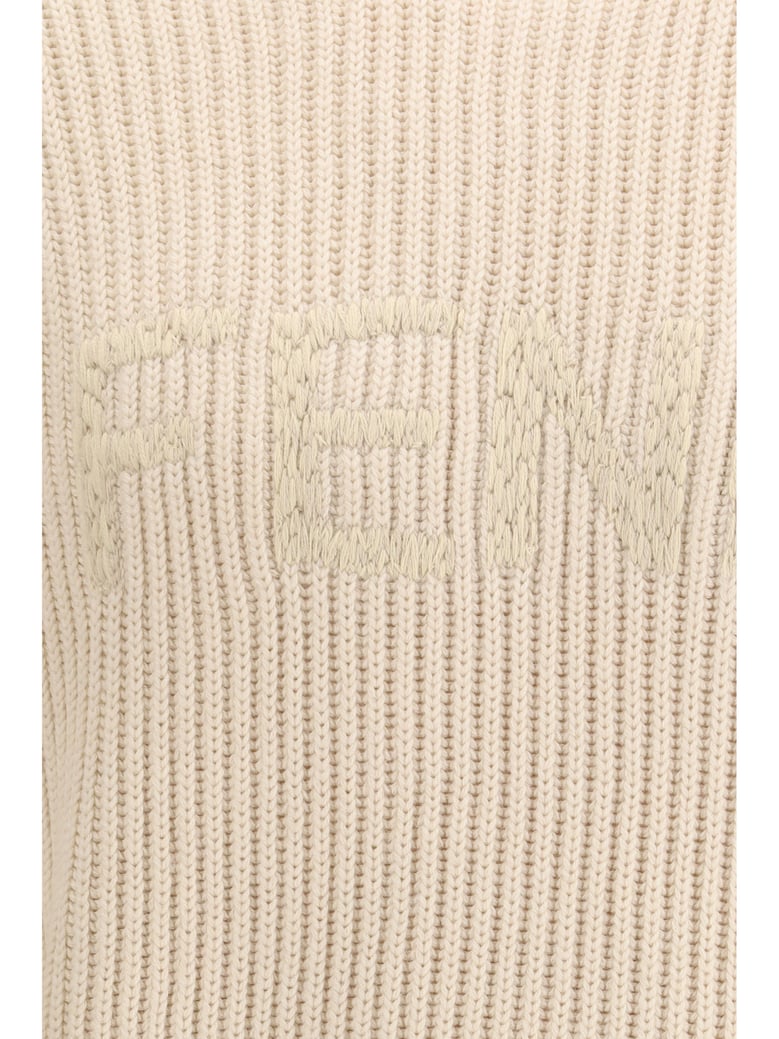 crew-neck knit warm grey by Selfnex