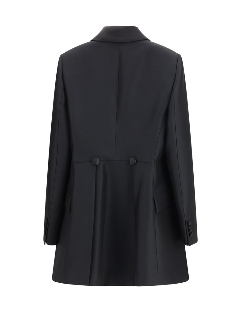 jacket silk-blend black by Selfnex