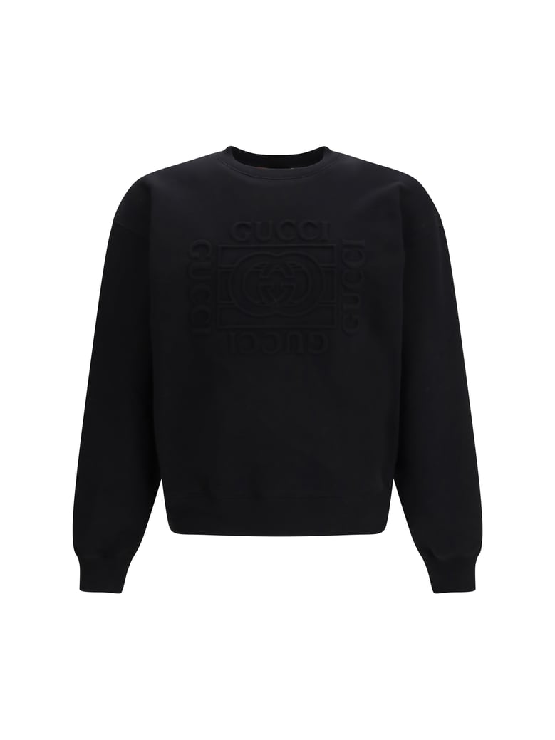 cotton sweatshirt black/mix by Selfnex
