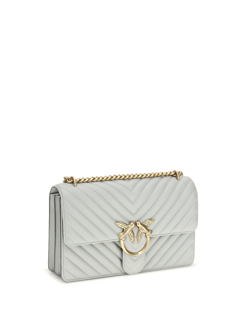 shoulder bag love one classic pearl grey by Selfnex