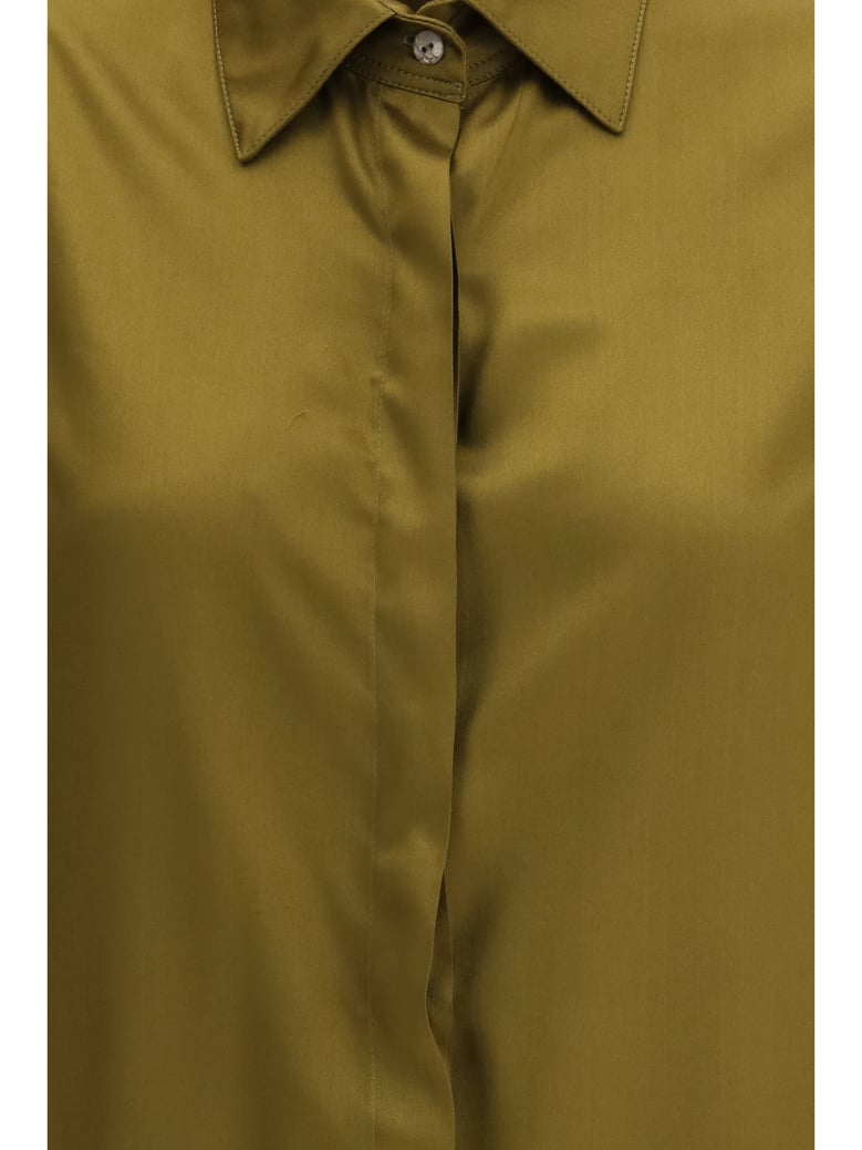 shirt flared viscose taupe by Selfnex