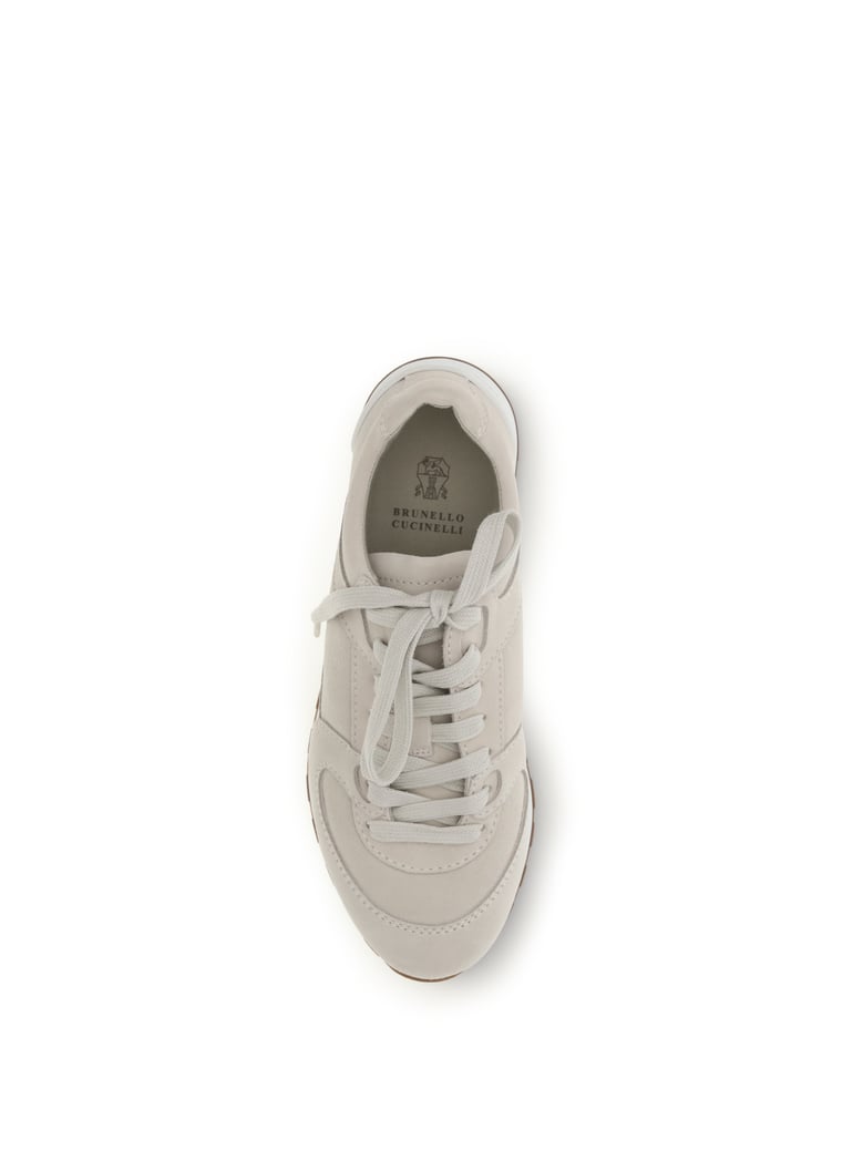 suede sneakers ivory by Selfnex