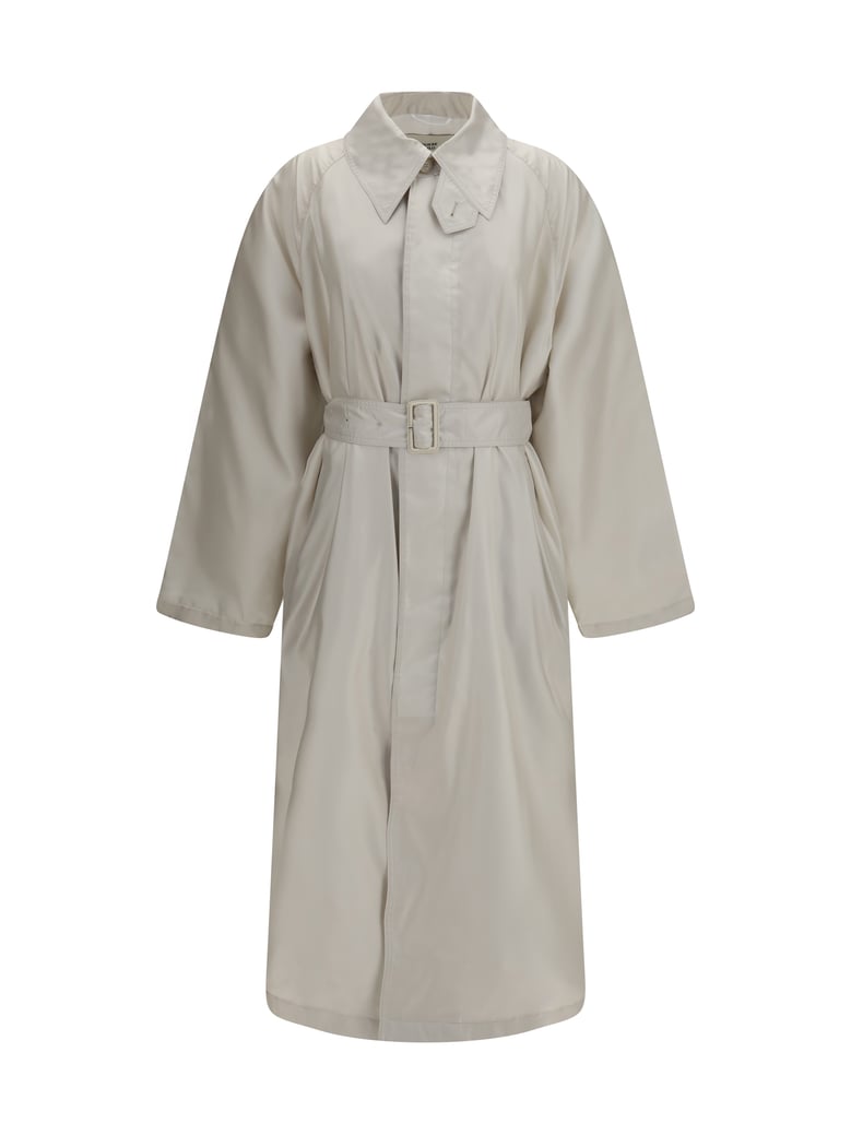 trench coat cotton twill salt by Selfnex