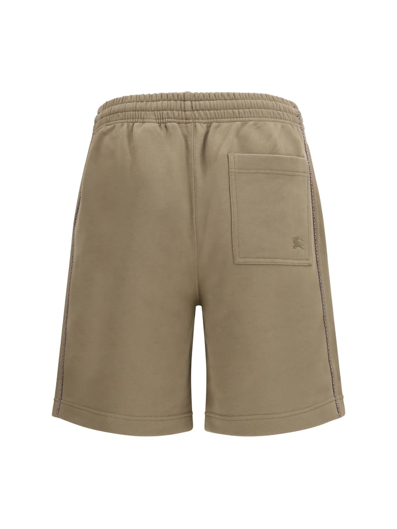 cotton shorts with check trims by Selfnex