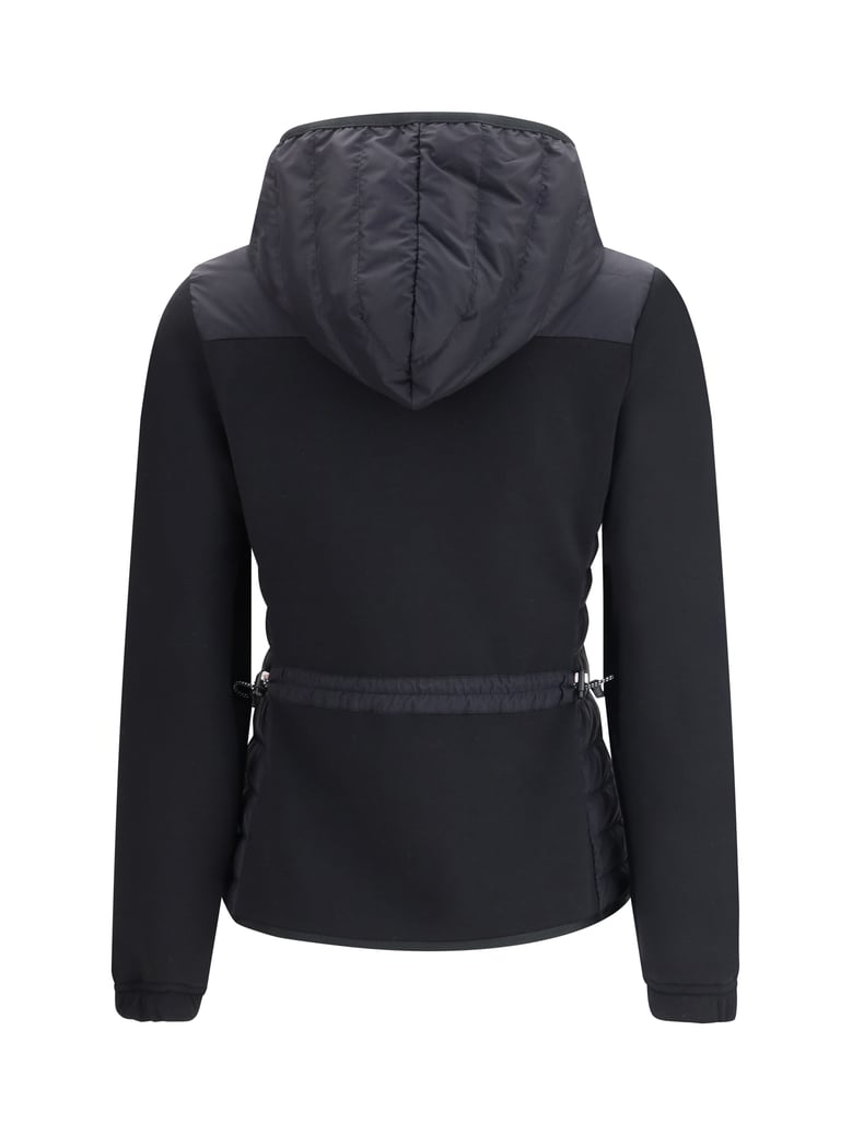 hooded cardigan black polyamide by Selfnex