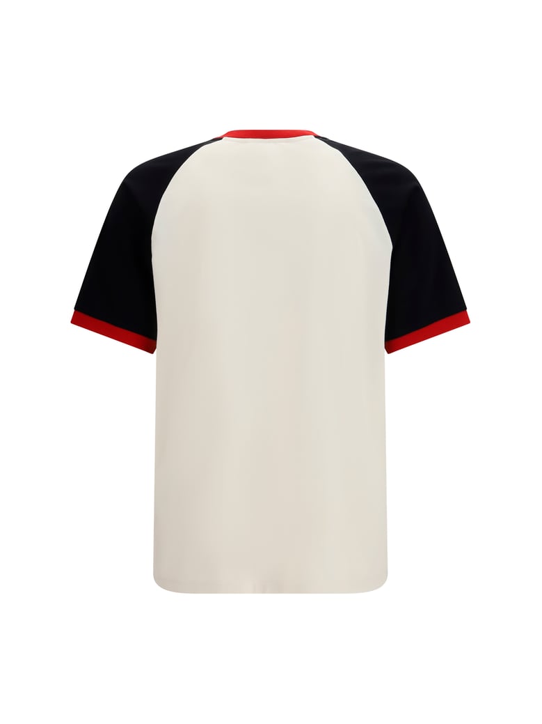 t-shirt cotton jersey medusa logo dirty white/black by Selfnex