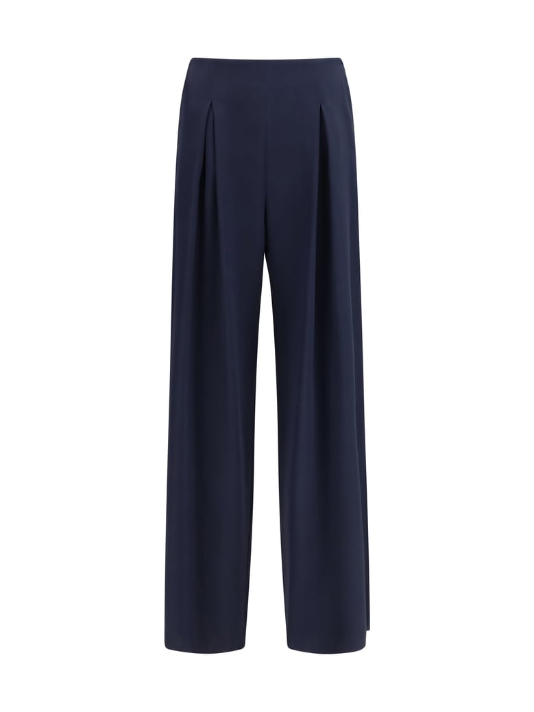 wide-leg pants palude navy by Selfnex