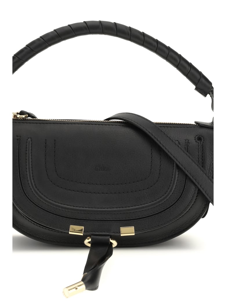 shoulder bag marcie mini black calfskin by Selfnex