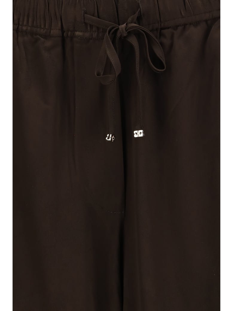 pants satin drawstring demitasse by Selfnex