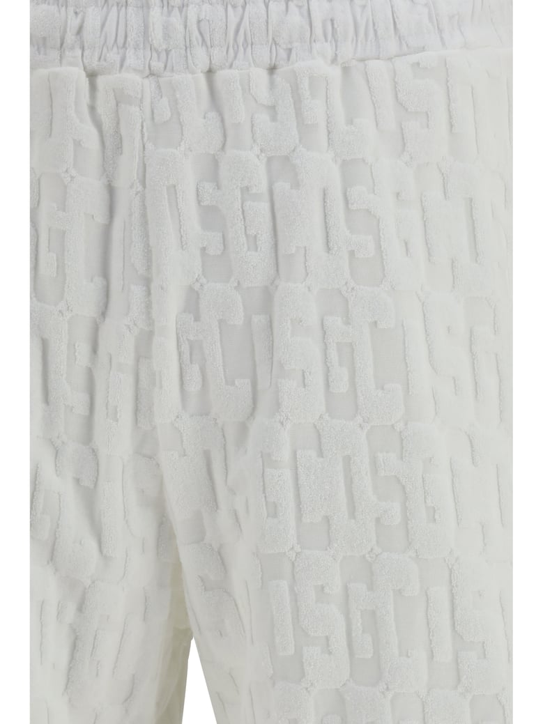 shorts monogram optic white by Selfnex