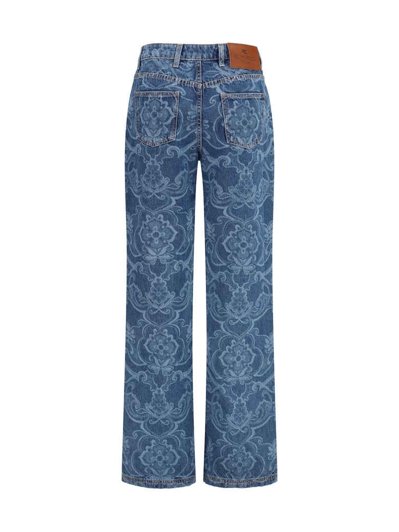 denim jeans jacquard blue by Selfnex