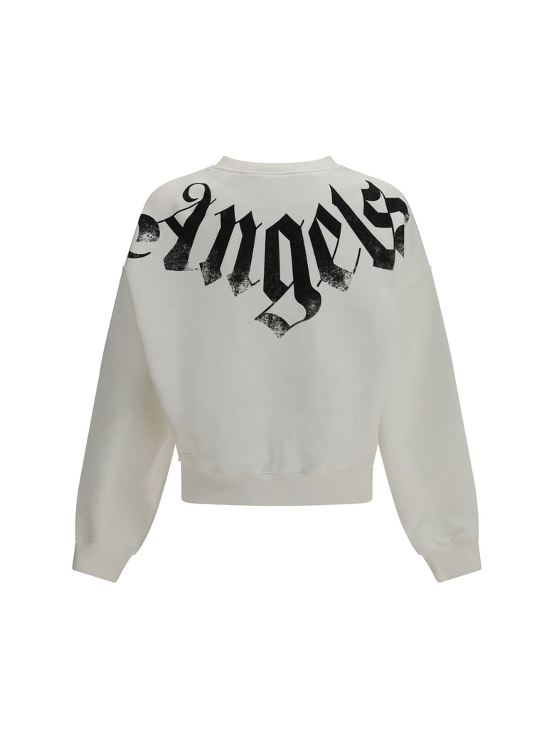 sweatshirt big neck logo off-white/black by Selfnex