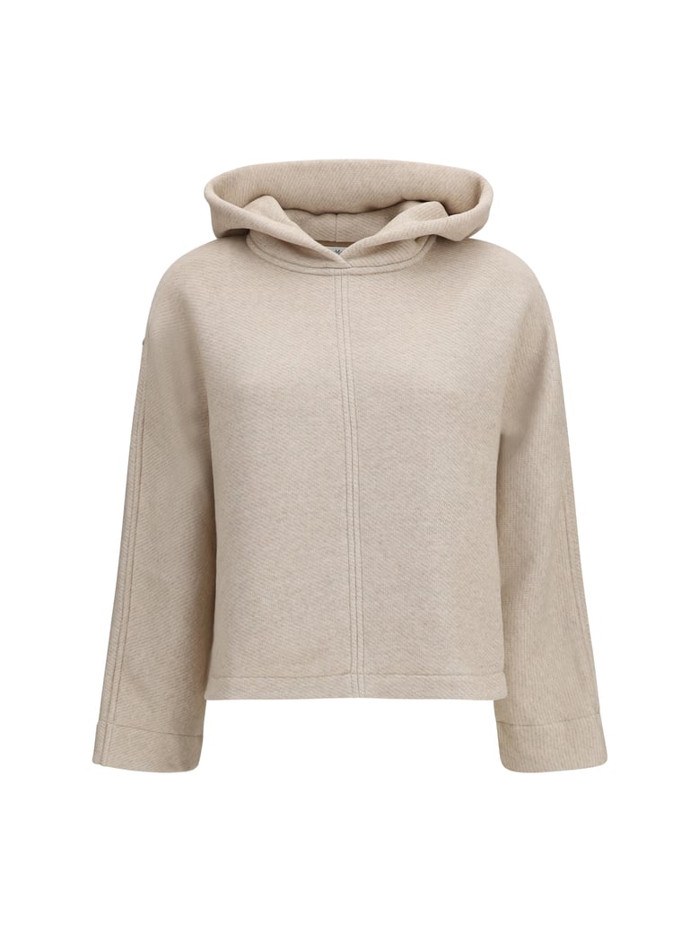 hooded sweatshirt beige by Selfnex