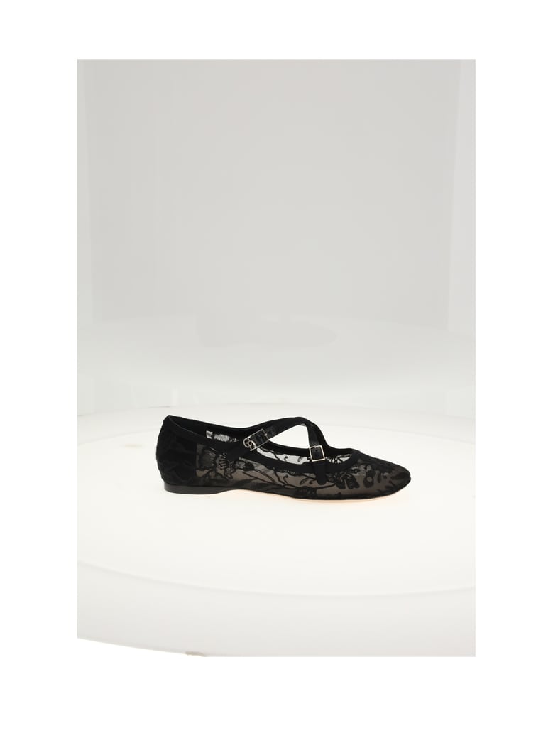 ballerina in black with 0.5cm heel by Selfnex