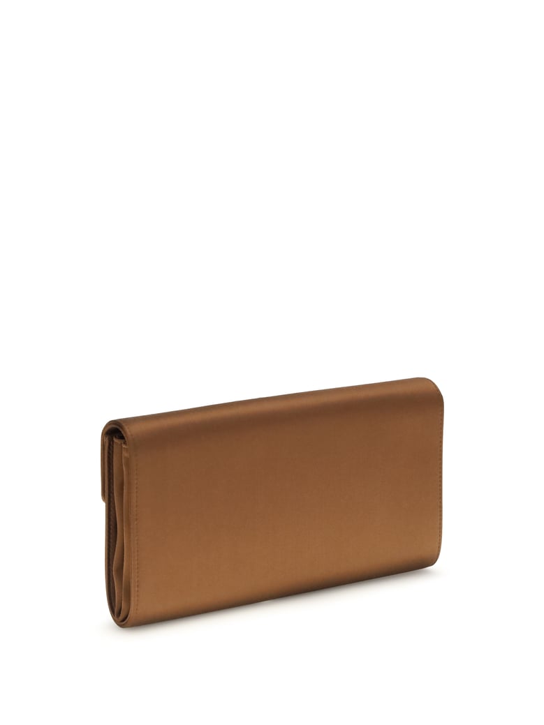 satin clutch efflorescence cacao by Selfnex