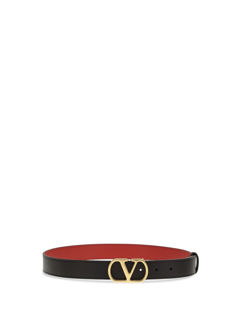 belt vlogo signature black/pure red by Selfnex
