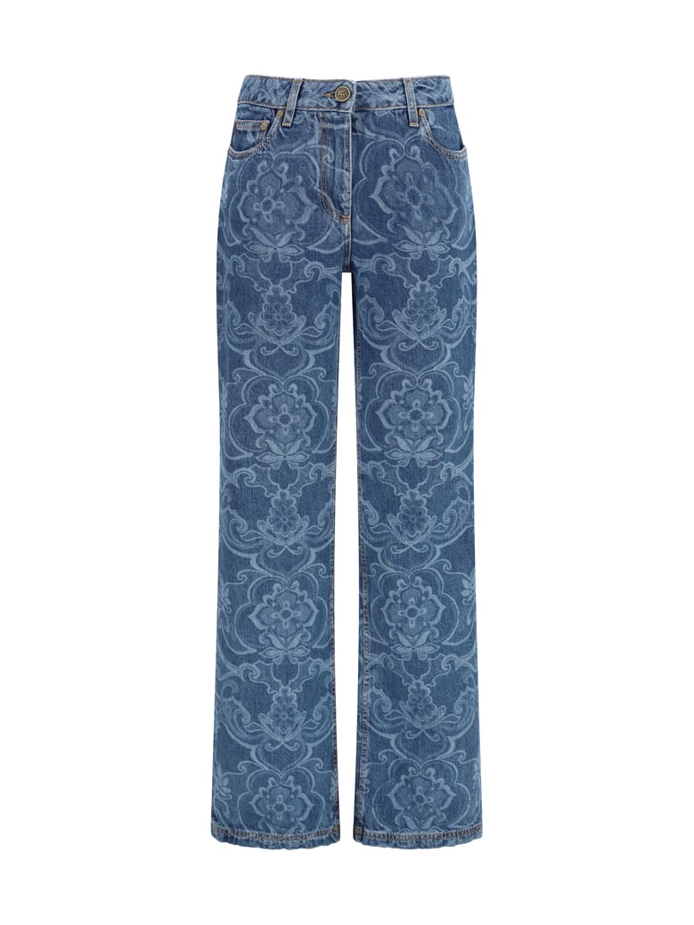 denim jeans jacquard blue by Selfnex