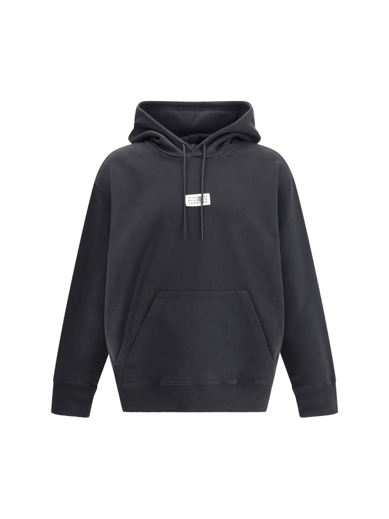 cotton hoodie black by Selfnex