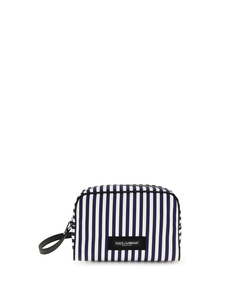 handbag striped poplin white/blue by Selfnex