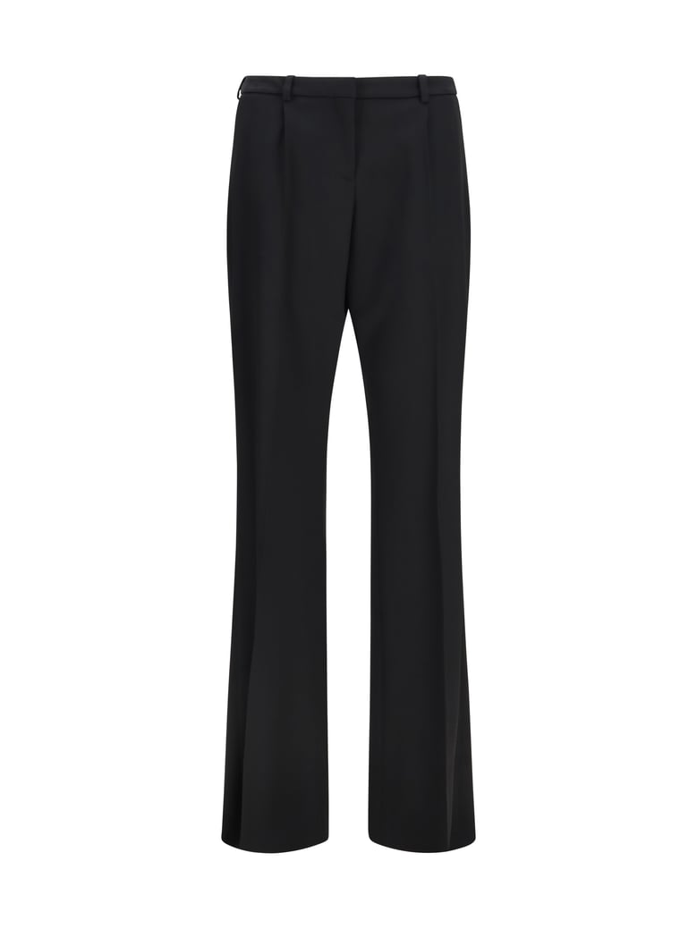 slim-fit tailored trousers black by Selfnex