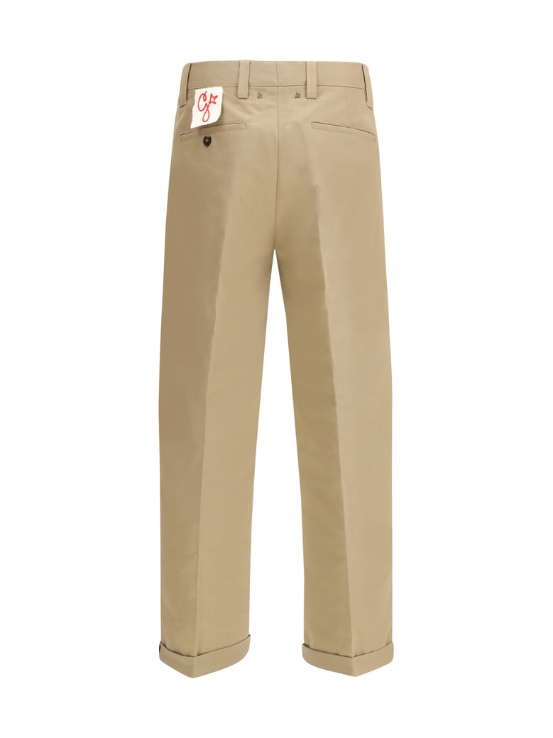 chino trousers khaki beige by Selfnex