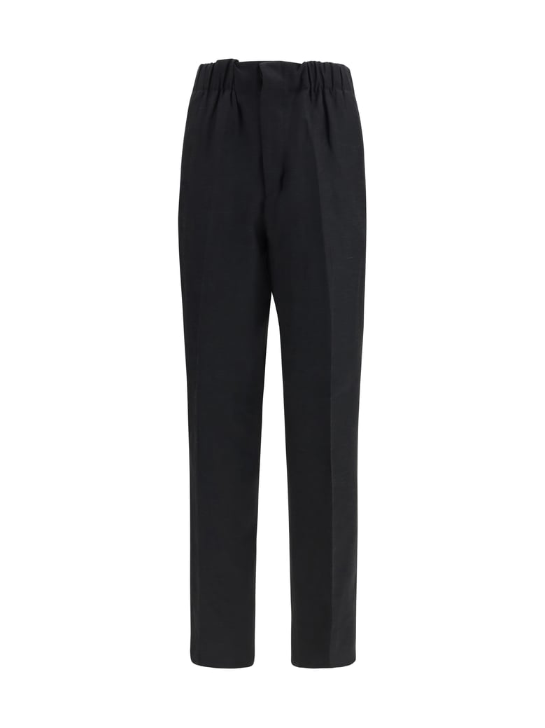 pants linen and viscose black by Selfnex
