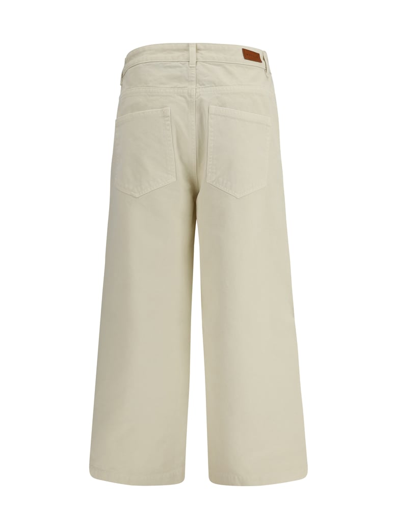 trousers cotton light beige by Selfnex