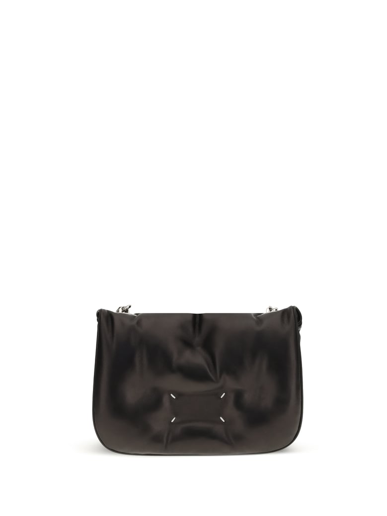 mini bag glam slam flap black lambskin by Selfnex