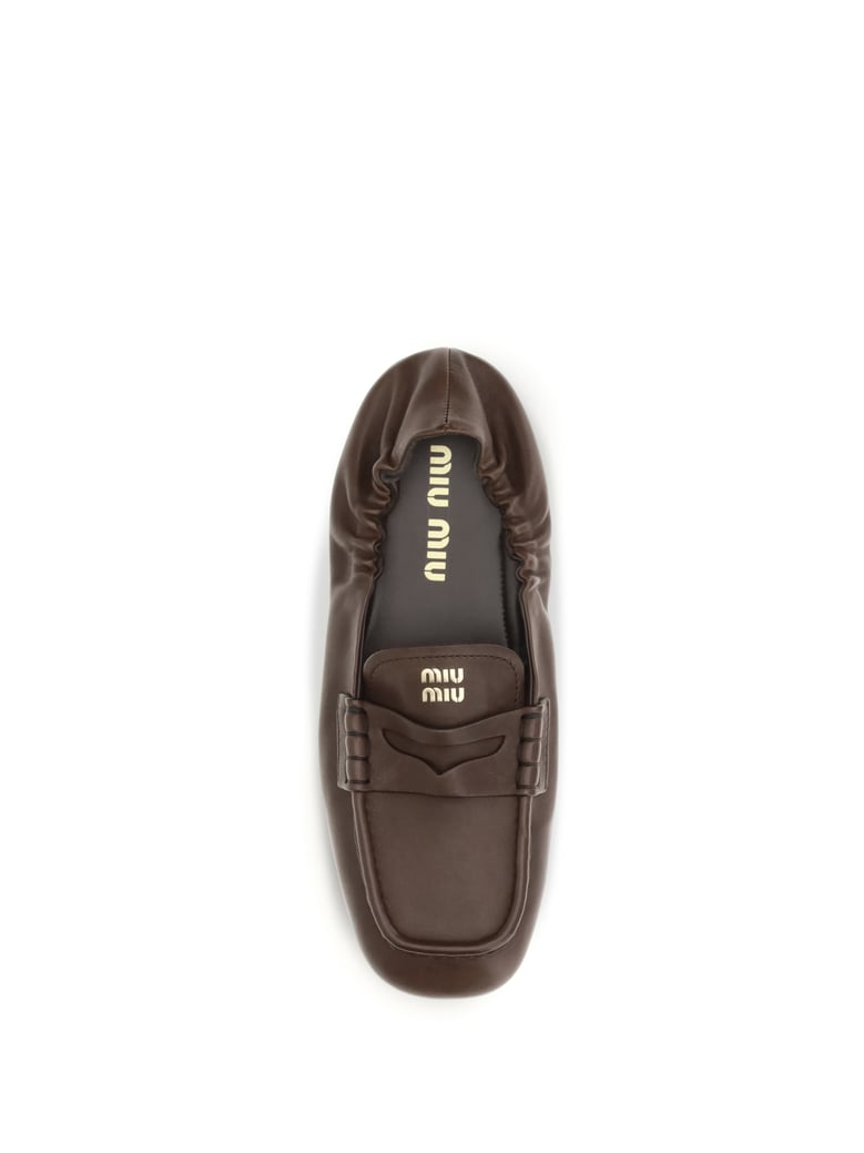 loafers ruches nappa leather by Selfnex