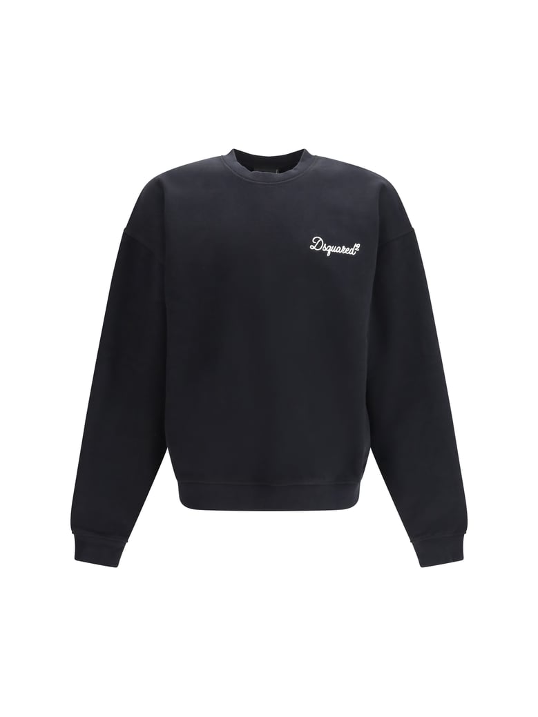 sweatshirt logo cotton black by Selfnex
