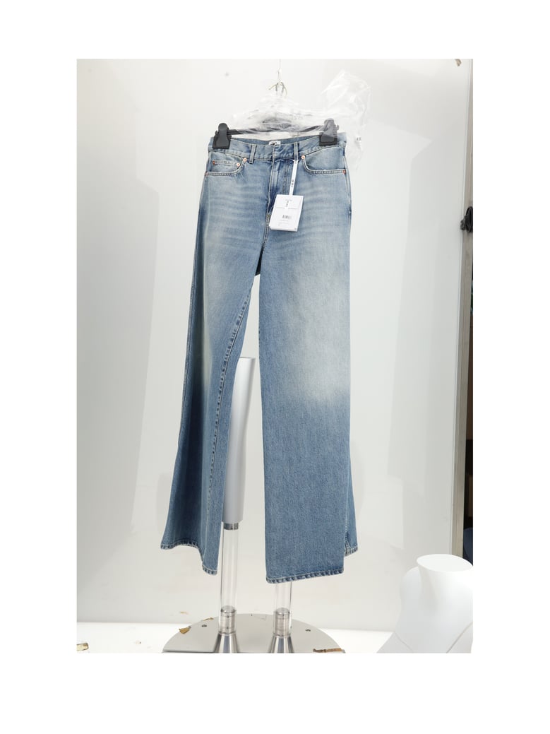 denim trousers eth-pantalon blue by Selfnex