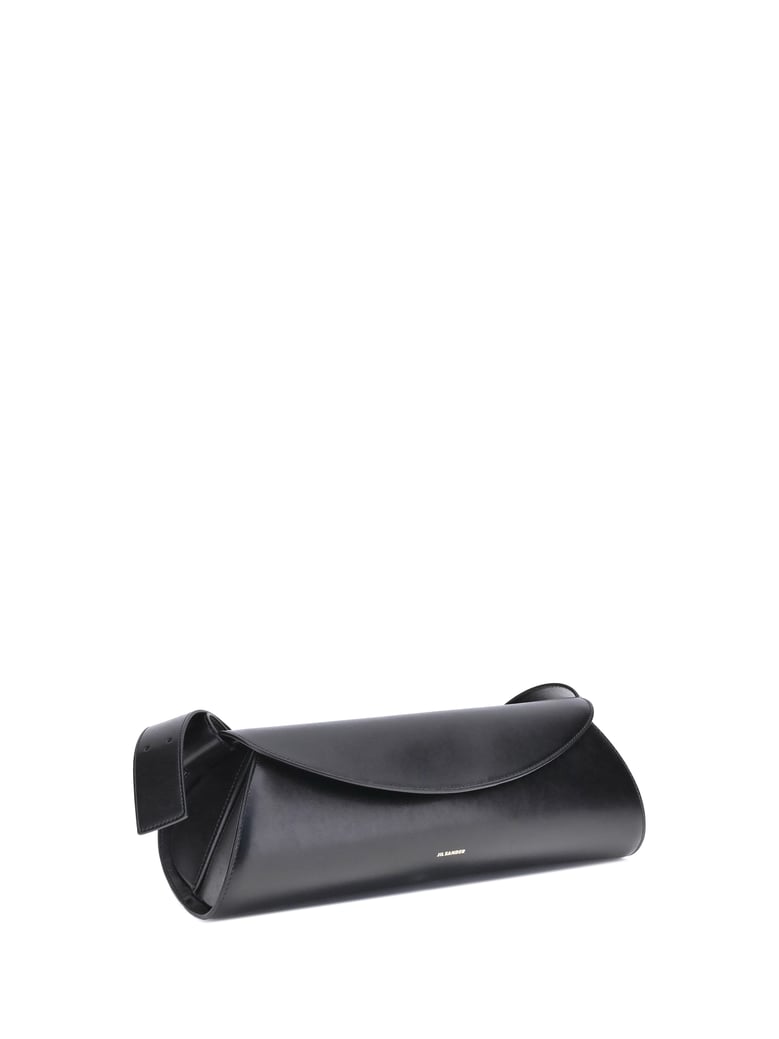shoulder bag cannolo black calf leather by Selfnex