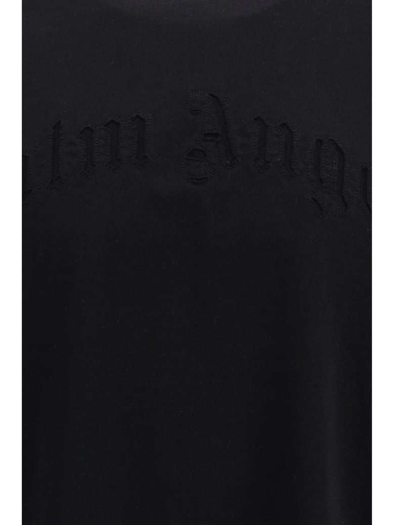 t-shirt curved logo black by Selfnex