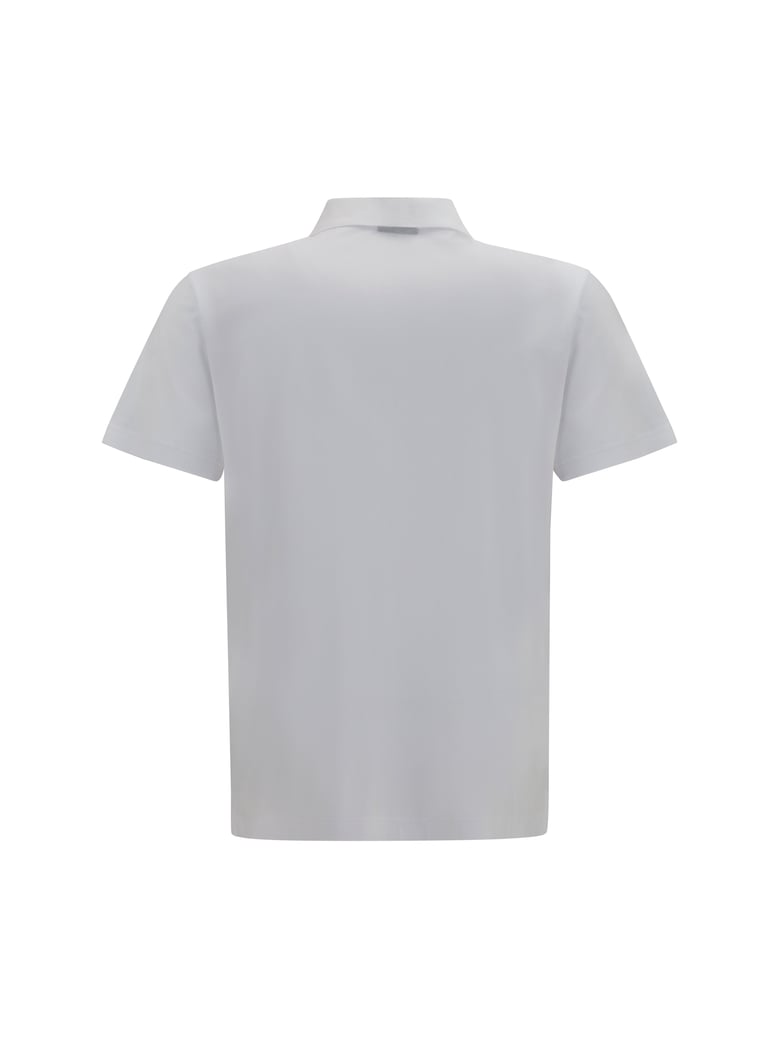polo shirt with web white/multicolour by Selfnex