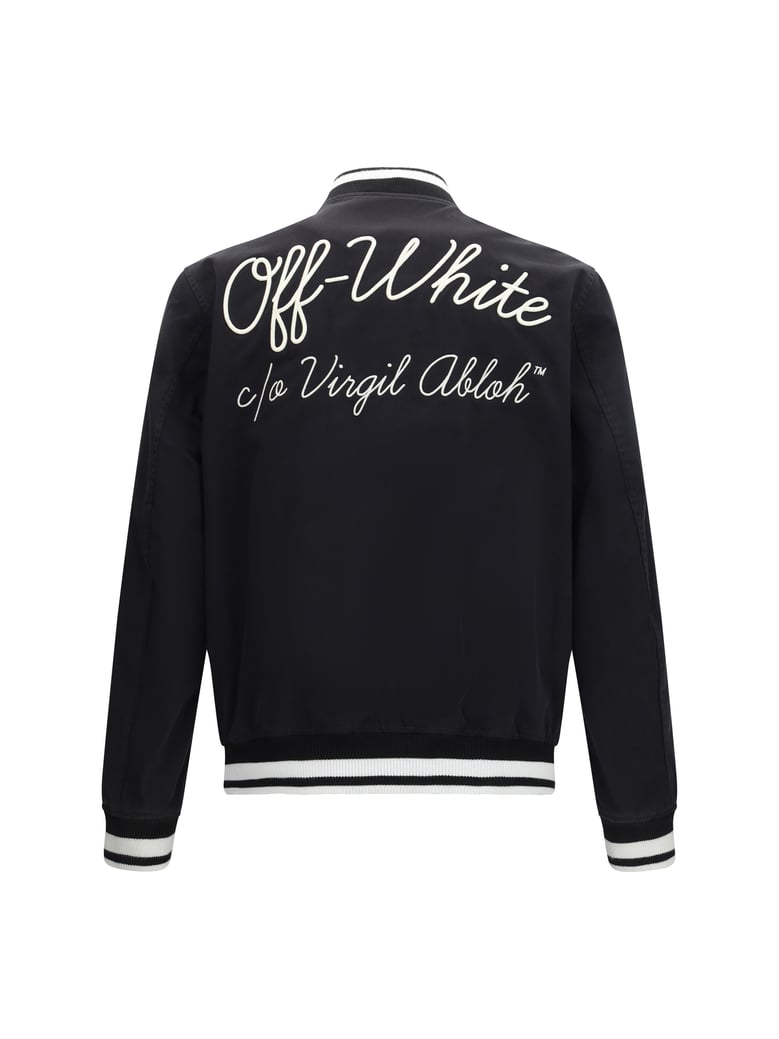 varsity jacket script cotgab black/white by Selfnex